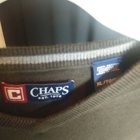 Chaps brown sweatervest - Picture 2 of 2